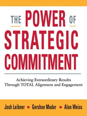cover image of The Power of Strategic Commitment